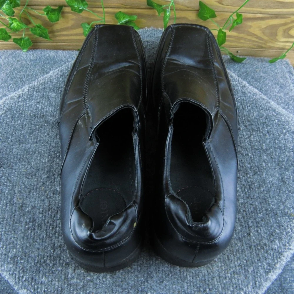 Dexter  Men Loafer Shoes Black Leather Slip On‎ Size 12 Medium
